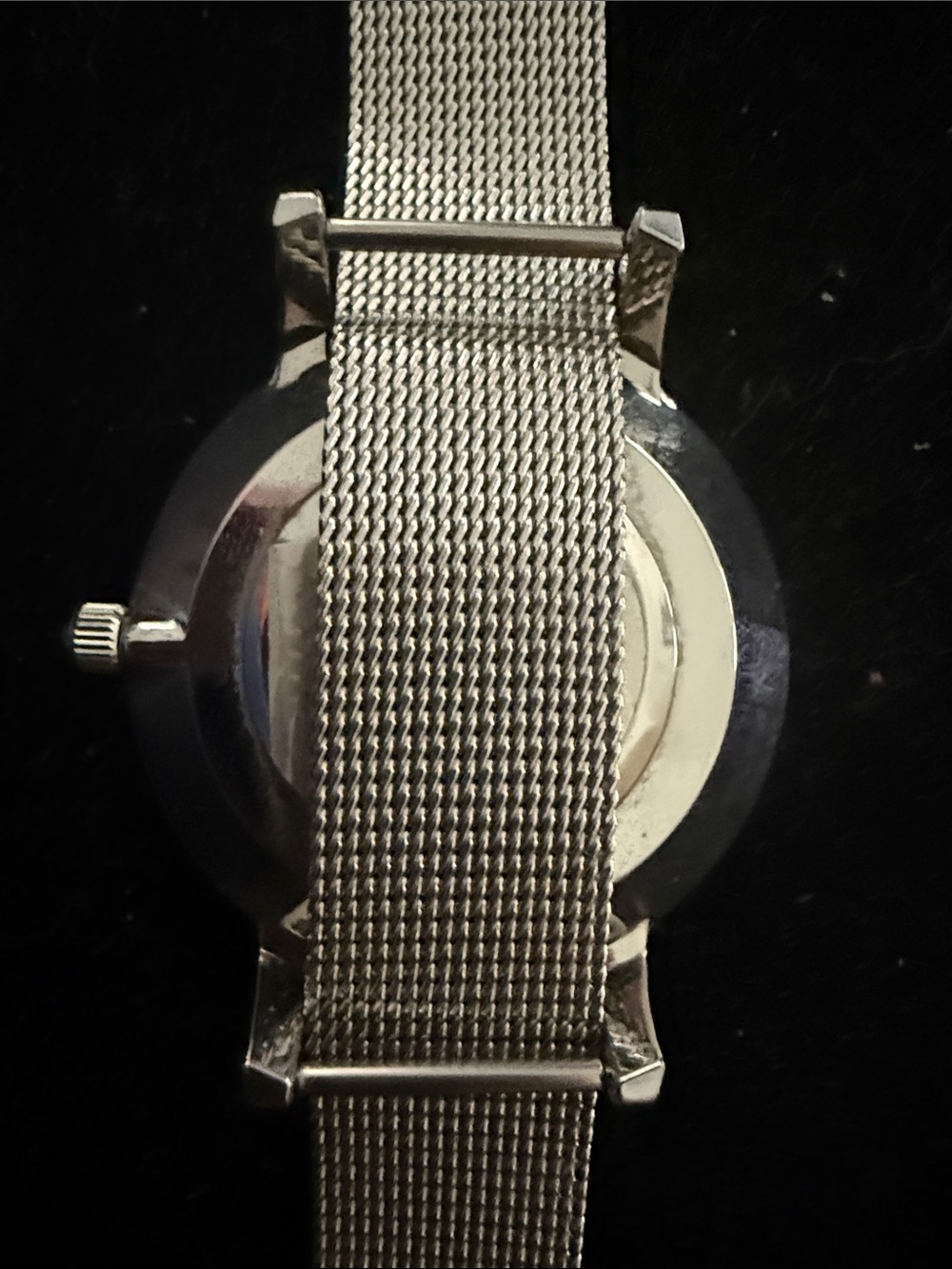 Premier Designs Silver Mesh Bracelet Watch | Minimalist White Dial | Japan Movt - Picture 5 of 7